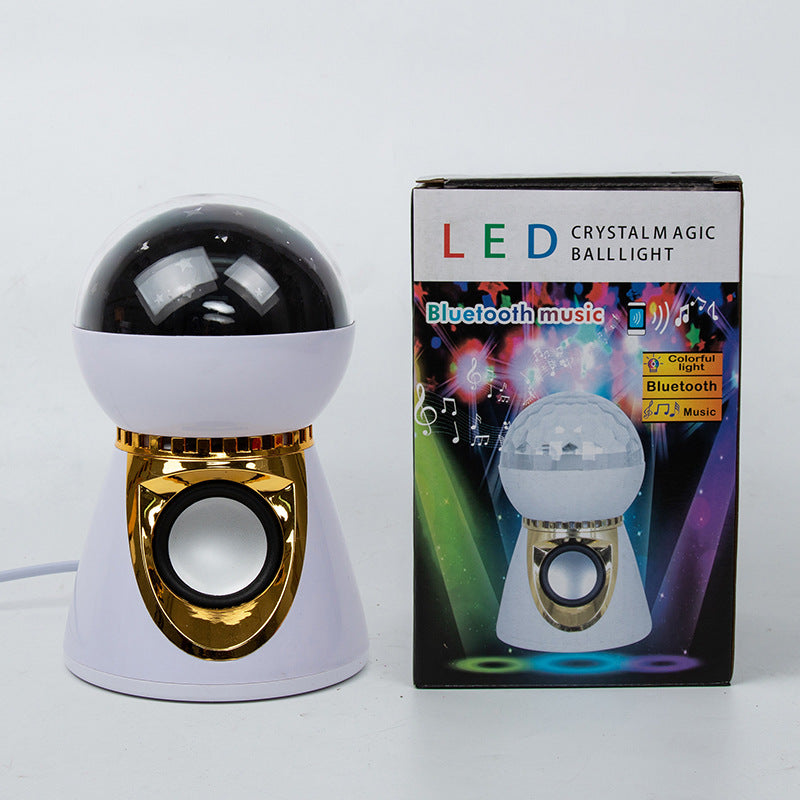 اباجورة كرة الكرستال + بلوتوث