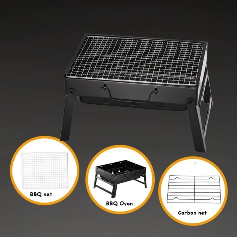 باربيكيو فحم قابلة للطي