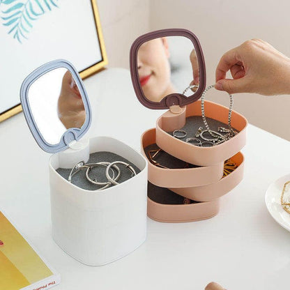 Rotating jewelry organizer